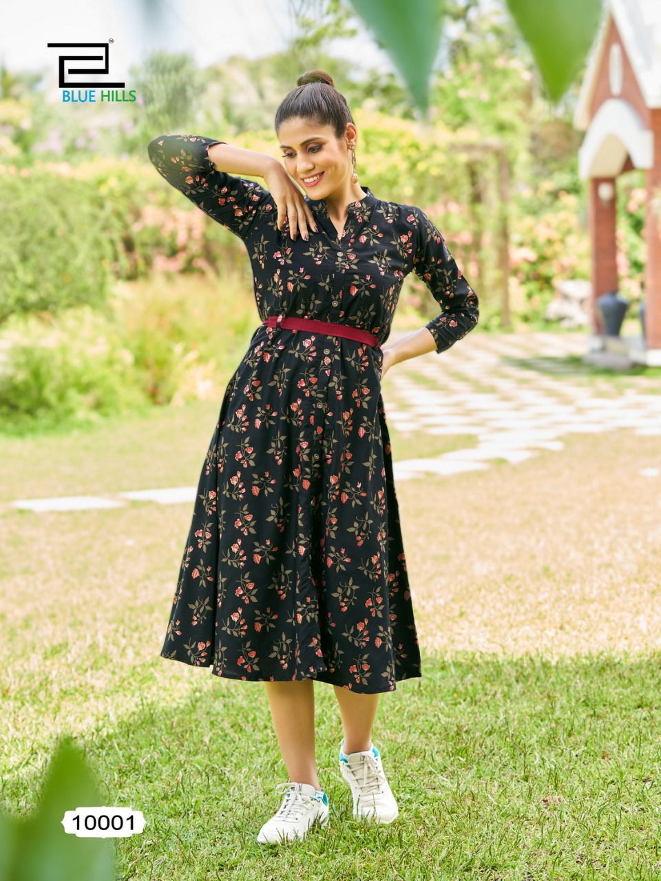 Blue Hills Belt 10 Fancy Party Wear Heavy Rayon Designer Kurti Collection
